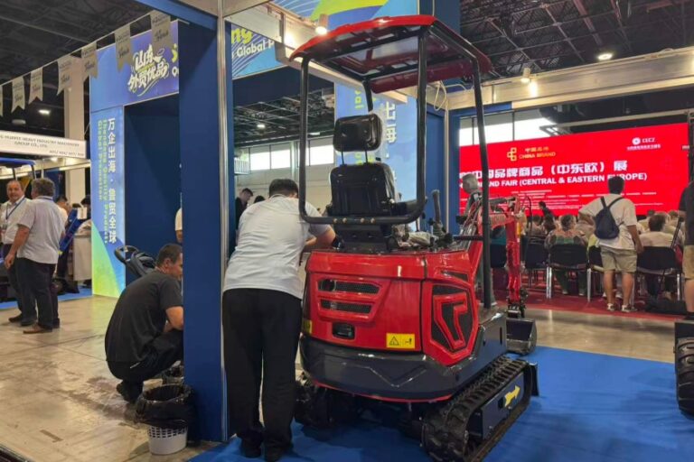 Successful Exhibition Tour in Hungary: Our Mini Excavators & Mini Loaders Attract Lots of Buyers